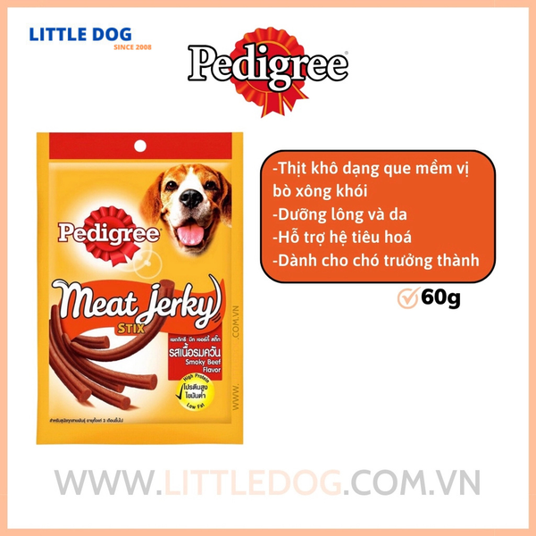 Pedigree Bánh Thưởng Meat Jerky 60g/80g