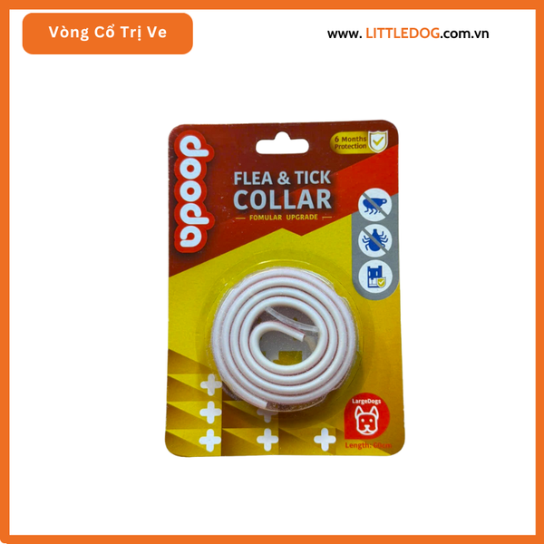 DOODA – VÒNG CỔ TRỊ VE, RẬN DÀNH CHO CHÓ (60CM)