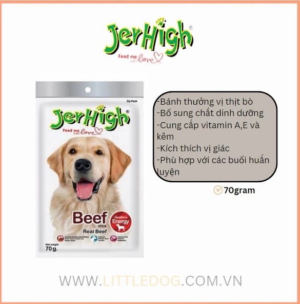 Jerhigh - Que Thưởng Mềm Cho Chó (70g/400g)