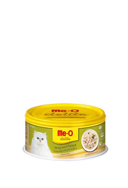 ME-O DELITE VỊ CÁ NGỪ VÀ THỊT GÀ- TUNA&CHICKEN 80g
