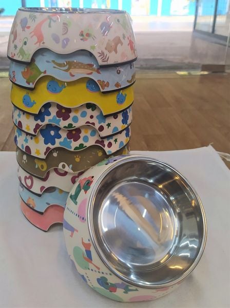 Petloves Applique Colour Bowl ( S M L )