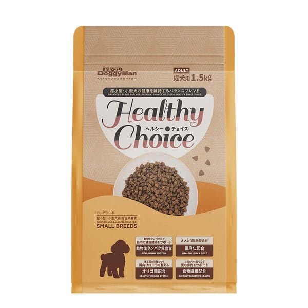 DoggyMan Healthy Choice – Thức Ăn Hạt Cho Chó Trưởng Thành Giống Nhỏ - 400g/1.5kg
