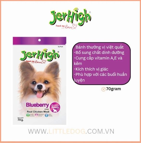 Jerhigh - Que Thưởng Mềm Cho Chó (70g/400g)