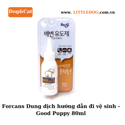 Forcans Dung dịch hướng dẫn đi vệ sinh - Good Puppy 80ml