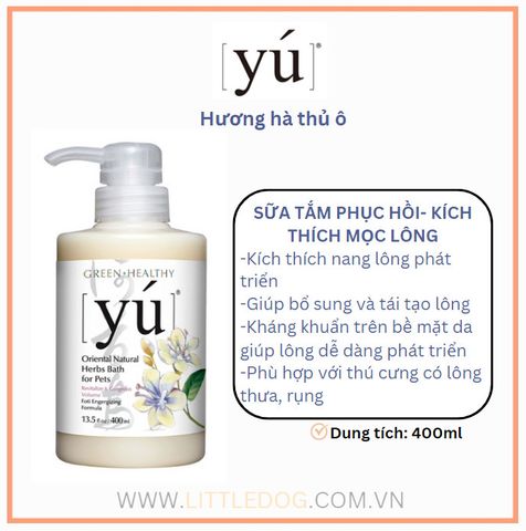 YÚ Dầu Tắm Hương Hà Thủ Ô 400ml - Fo Ti Roots Enegizing Formula