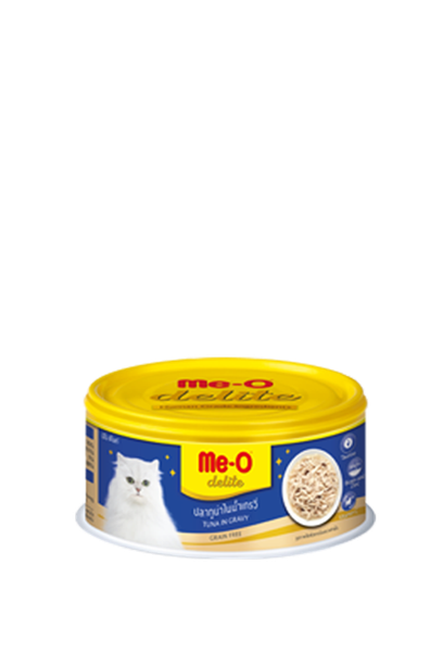 ME-O DELITE VỊ CÁ NGỪ NẤU SỐT- TUNA IN GRAVY 80g
