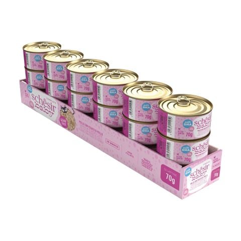 Pate Mèo Con Schesir Broth Kitten Cao Cấp – 80g