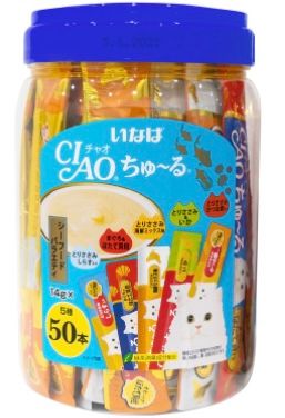 CIAO CHURU SEAFOOD VARIETY TSC-13T 50pcs