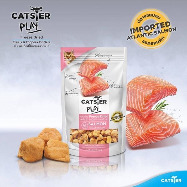 Catster Cá hồi sấy lạnh 40g