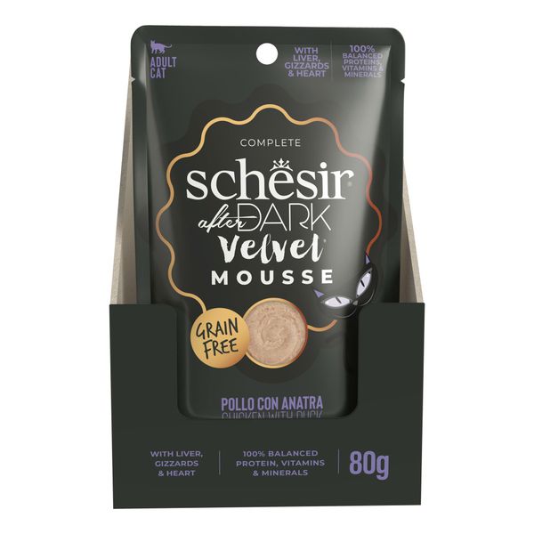 Pate Cho Mèo Schesir After Dark Mousse Cao Cấp – Gói 80g