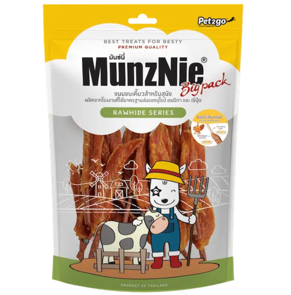 KHÔ GÀ MUNZNIE CHO CHÓ BIG PACK 400GR