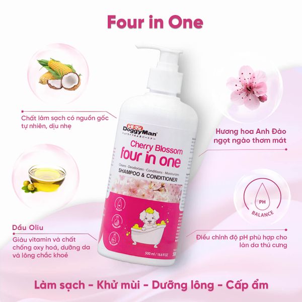 Sữa Tắm Cho Chó Doggy Man - 500ml