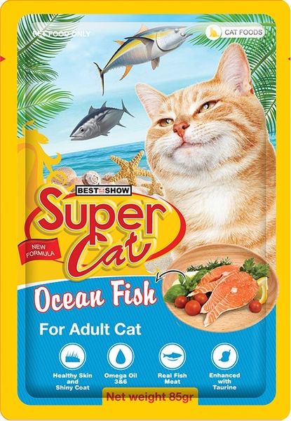 Pate Mèo Super Cat - gói/85g