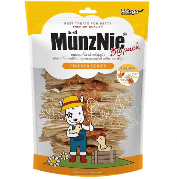 KHÔ GÀ MUNZNIE CHO CHÓ BIG PACK 400GR
