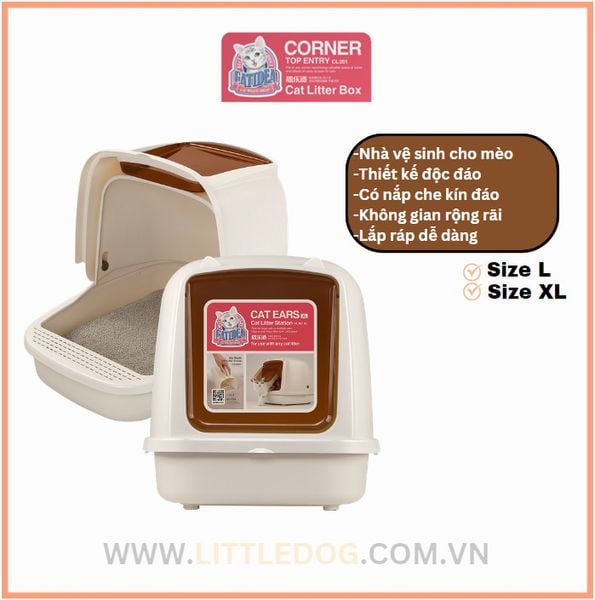 Catidea Nhà Vệ Sinh Cho Mèo CL101 (L/XL)