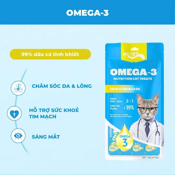 Súp Thưởng MR.VET – Bổ Sung Dinh Dưỡng Cho Mèo (4x15g)