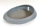 PURMI Khay Vệ Sinh Mèo Xám - Grey Cat Litter Box