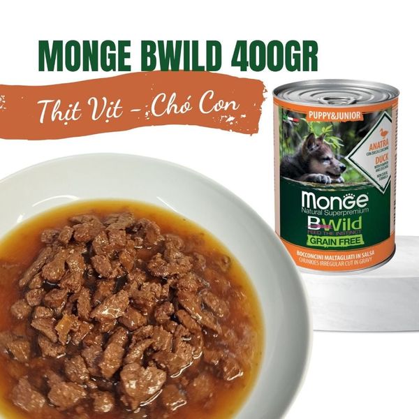 Pate Monge Bwild cho chó grainfree 400g