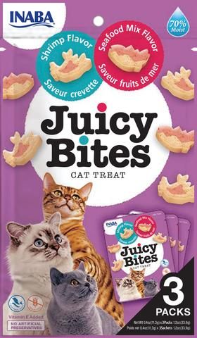 Juicy Bites Viên Tôm & Hải sản/ Shrimp&Seafood (Set 3 gói*11g / 3bags*11g)