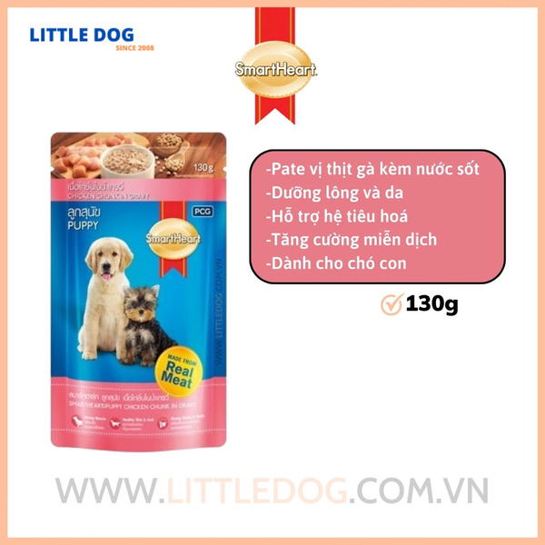 Pate Smart Heart 130g dành cho chó