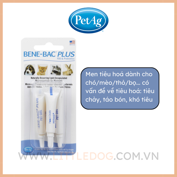 PetAg men tiêu hóa Bene - Bac Plus (1gx4)