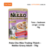 Pate Mèo Nekko Dạng Sốt - Gravy Adult Gói/70g