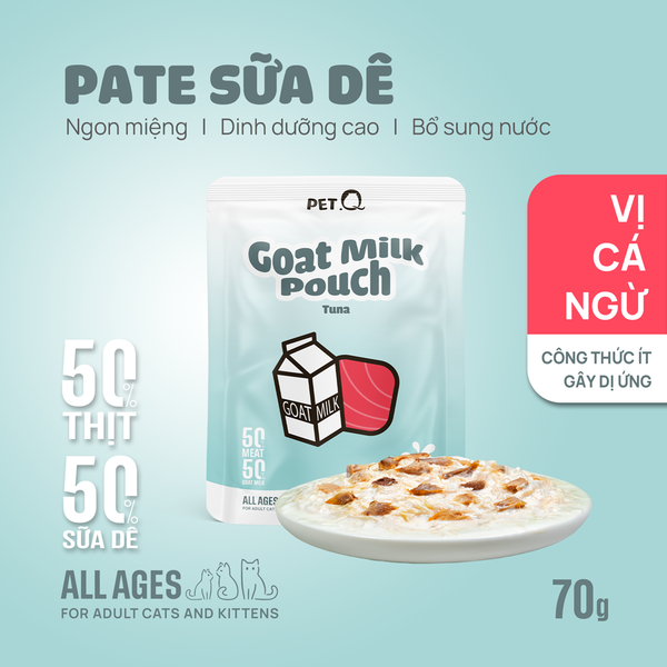 Pate Mèo Sữa Dê PetQ - gói/70g