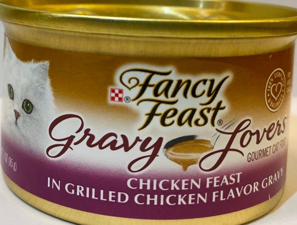 FANCY FEAST Pate Mèo Vị Gà-Cat Pate Chicken in Gravy 85g