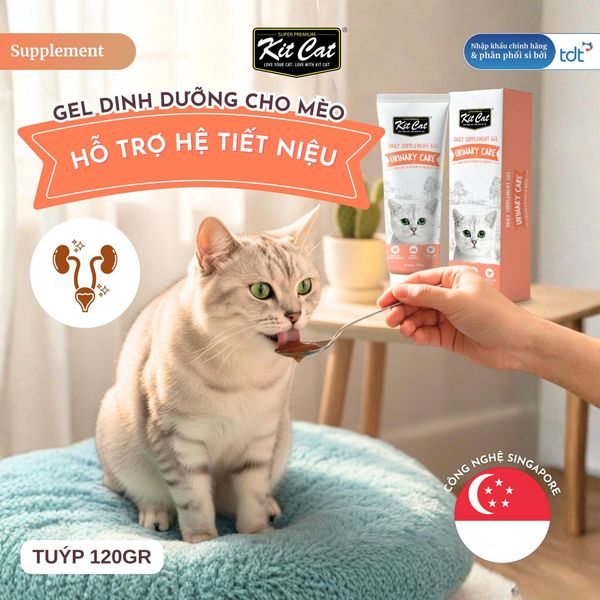 Kit Cat Daily Supplement Gel - Hỗ trợ tiết niệu 120gr
