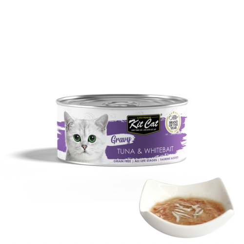 Pate Kit Cat Gravy 70g - Vị Gà/Cá Ngừ Dạng Sốt