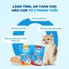 Pate Cho Mèo Mr.Vet - Vị Cá Ngừ Và Cá Hồi (70g)