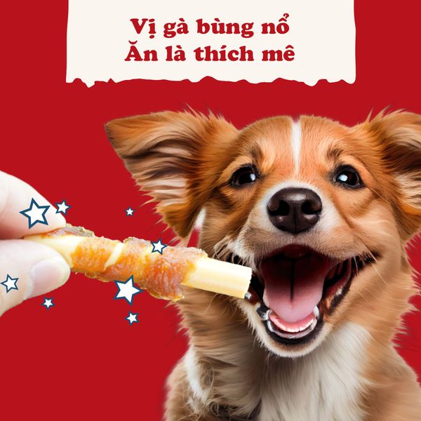 DoggyMan - Que Cuốn Thịt Gà Mini – Gói 20 Cây