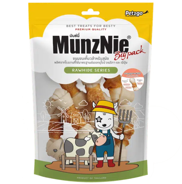 KHÔ GÀ MUNZNIE CHO CHÓ BIG PACK 400GR