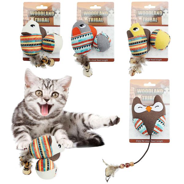 Đồ chơi mèo thú bông bộ tộc rừng - Kara cattoy woodland