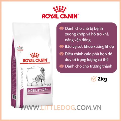 Thức Ăn Hạt Cho Chó - Royal Canin Mobility C2p+ - Hỗ Trợ Xương Khớp & Vận Động - 2kg