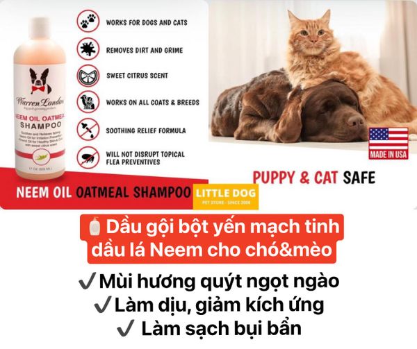Warren London - 3 in 1 Dòng Sữa tắm cao cấp cho chó mèo