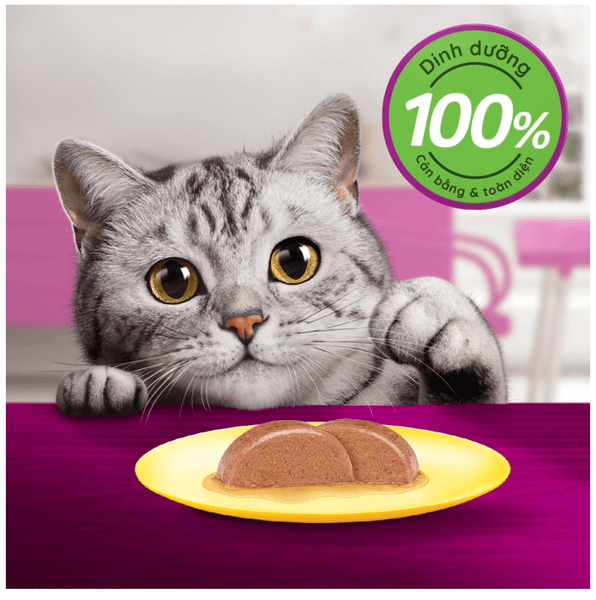 Whiskas Adult - Pate cho mèo trên 1 tuổi 85g