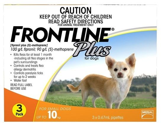 Frontline Plus Nhỏ Gáy Trị Bọ Chét & Ve Cho Chó Dưới 10kg