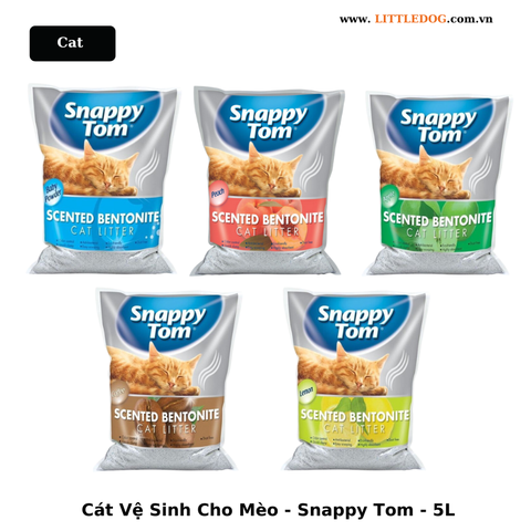 Cát Vệ Sinh Cho Mèo - Snappy Tom - 5L
