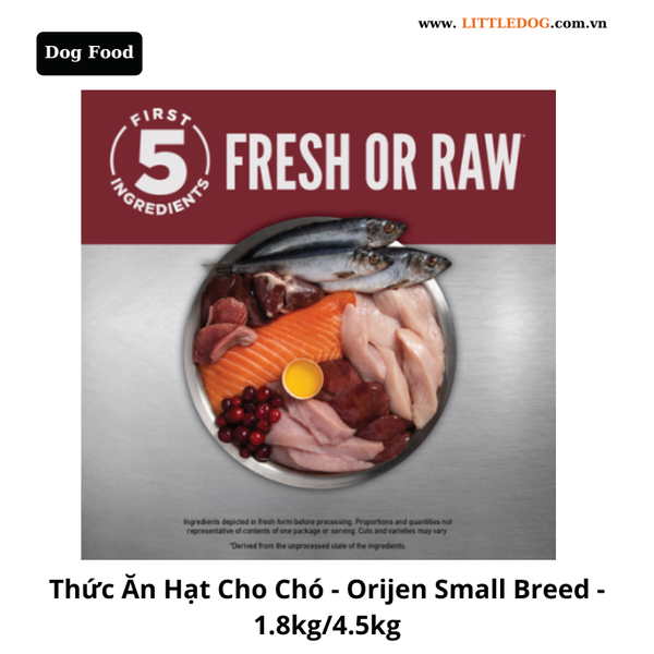 Thức Ăn Hạt Cho Chó - Orijen Dog Small Breed - 1.8kg/4.5kg