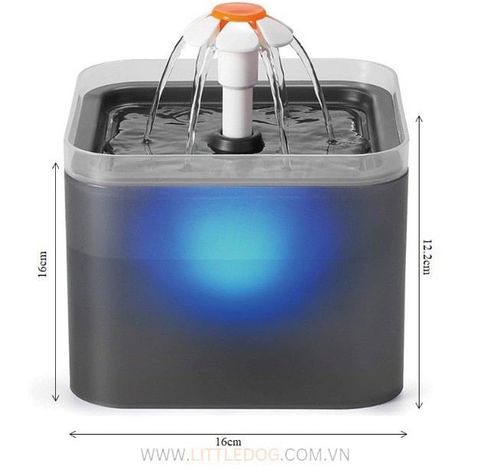 Máy Lọc Nước - Se Waterfoutain Colorful Flower Led 2L