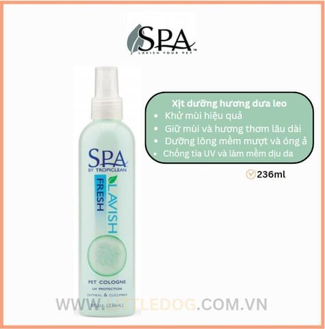 Tropiclean Chai Xịt Dưỡng Lông 236ml
