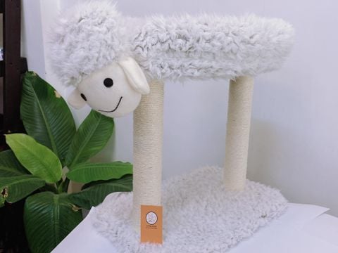 Trụ Cào Mèo Cừu 0420-Cat Tree LambHalf