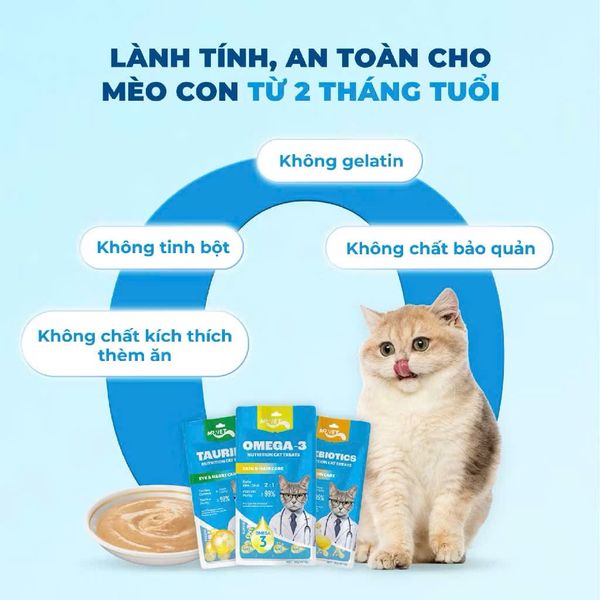Súp Thưởng MR.VET – Bổ Sung Dinh Dưỡng Cho Mèo (4x15g)