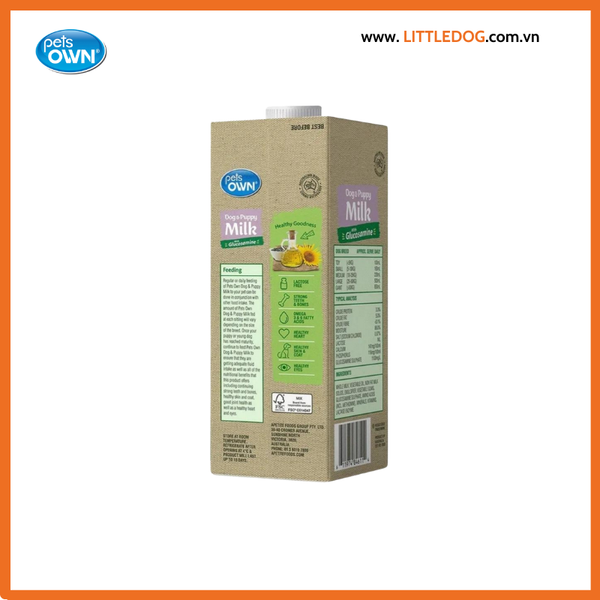 Sữa Pets Own Dành Cho Chó Mọi Lứa Tuổi 1L