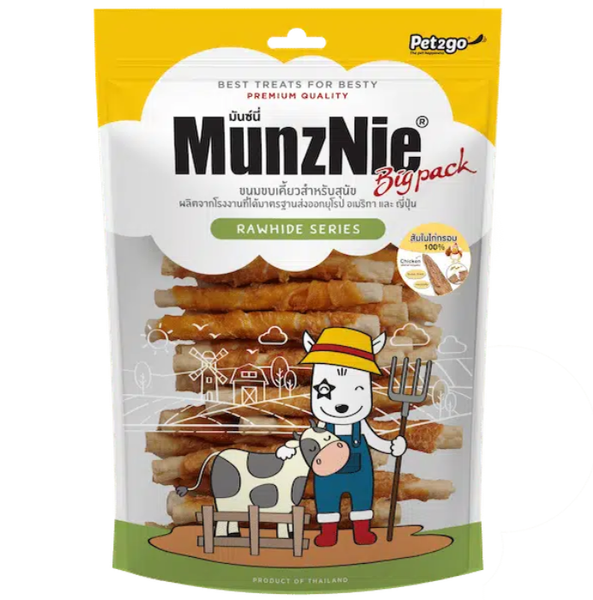 KHÔ GÀ MUNZNIE CHO CHÓ BIG PACK 400GR
