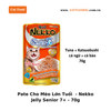 Pate Cho Mèo Lớn Tuổi - Nekko Senior 7+ Jelly - 70g