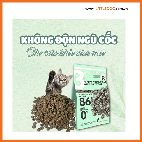 Hạt Cho Mèo Cat’s On Mix R – Gói 350g