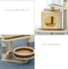 Trụ Cào Mèo YC Vàng - YC Cat Tree Yellow YM-4