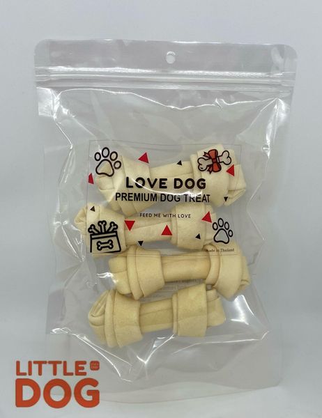 Lovedog Xương Gặm Da Bò - Rawhide Bone 4”